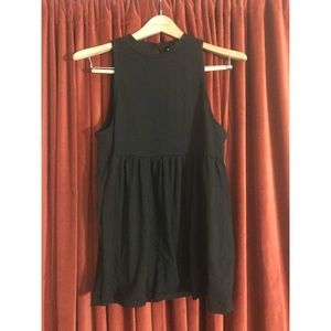 NWOT Free People Mock Turtleneck Sleeveless Top